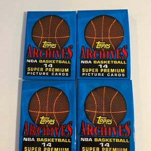 1993 Topps Archives NBA Basketball Trading Cards, 14 Cards per Pack, 4 packs per order.