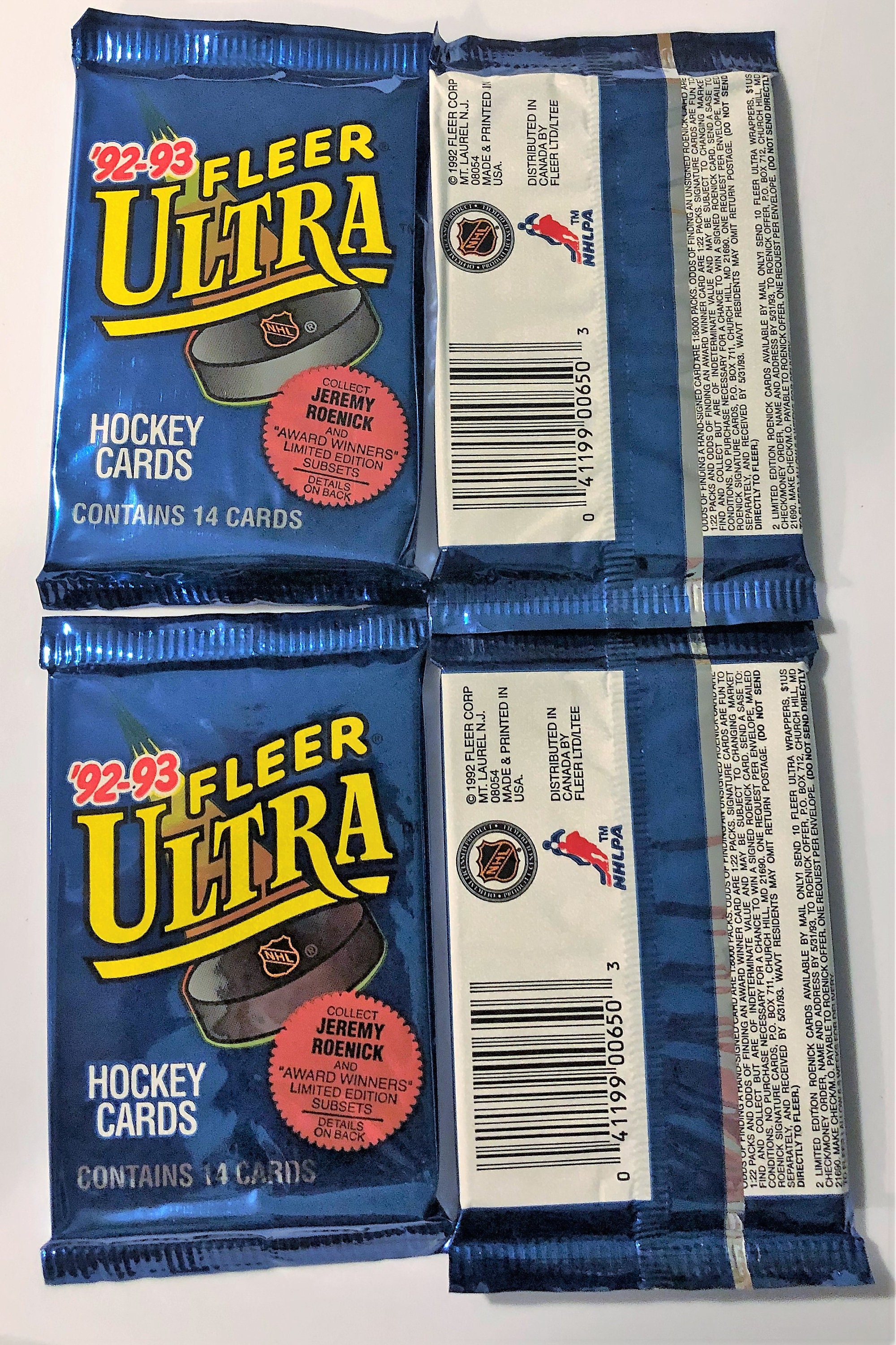 92 93 Fleer Ultra Hockey Cards Price Guide