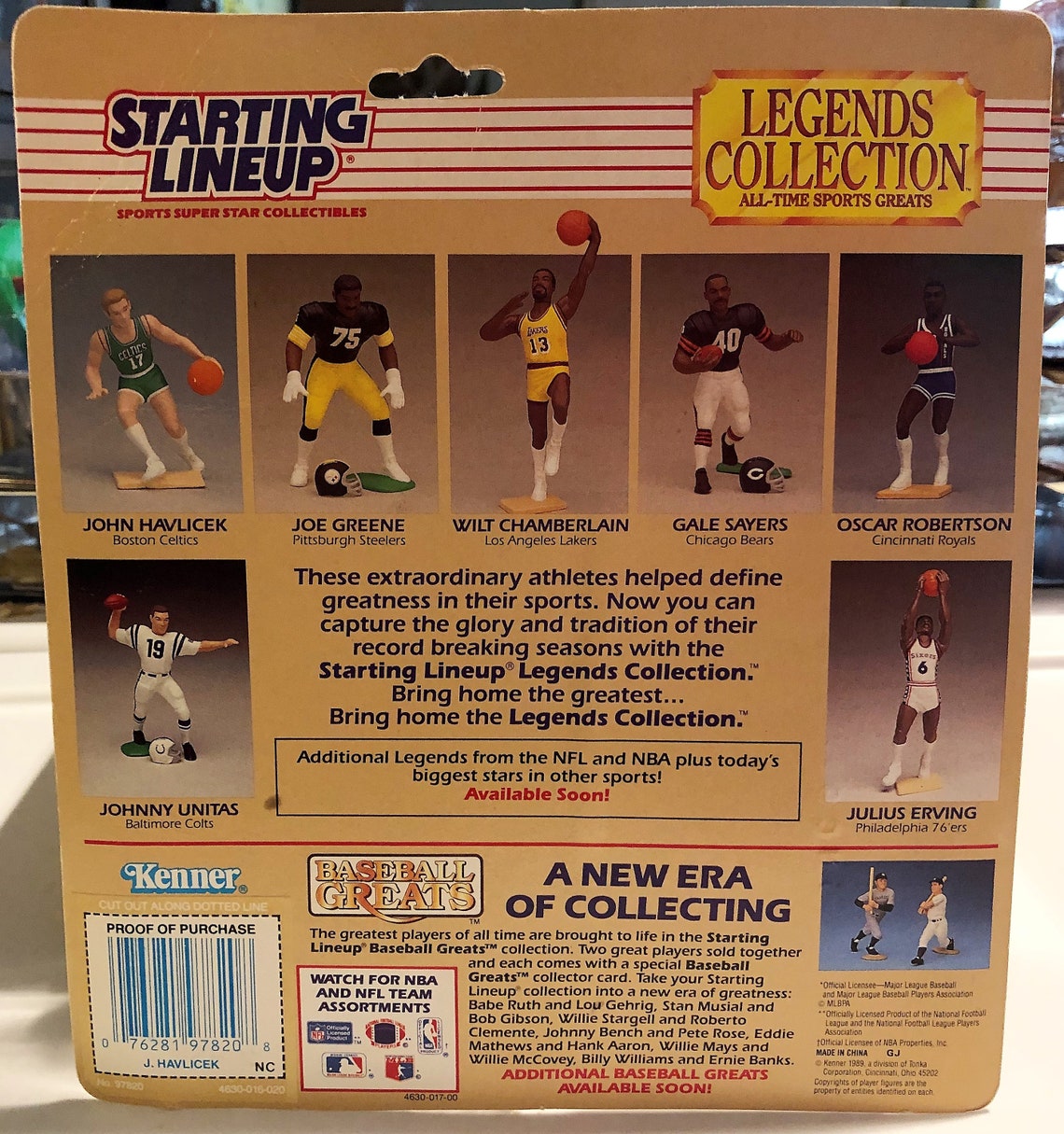 starting lineup legends collection