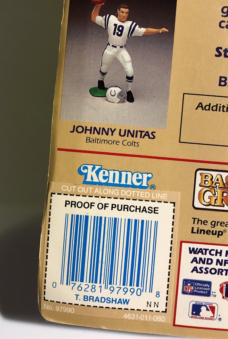 1989 Kenner Starting Lineup Terry Bradshaw Pittsburgh Steelers Legend Collection