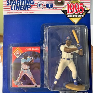 1995 Kenner Starting Lineup Montreal Expos Cliff Floyd MLB Figure and Card