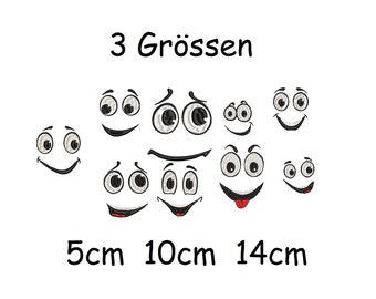 Embroidery file set "Faces"