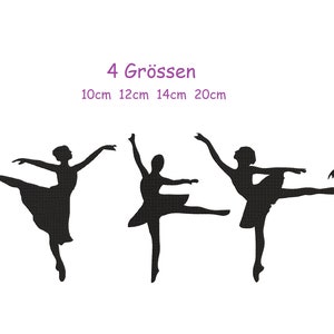 Embroidery Files Set &#39;&#39; Ballerina Siluette &#39;&#39;