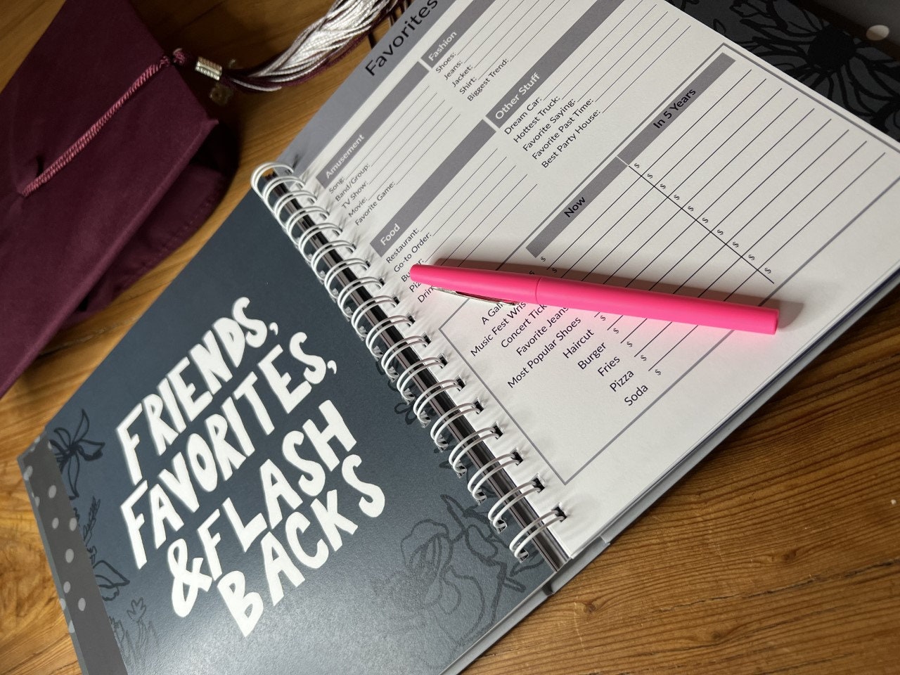 Senior Memory Book Etsy