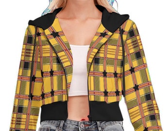 トップス XWORE / TARTAN YELLOW PLAID ZIP HOODIE Xwore | Tartan Yellow Plaid | Hoodies | Complex Shop