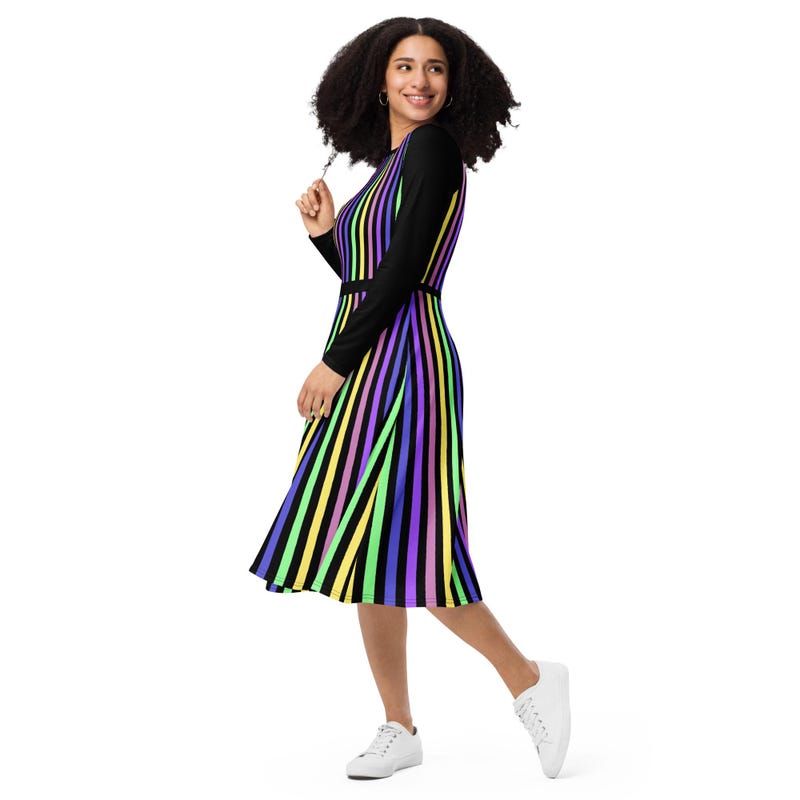 Skirt Rainbow Stripe Dress