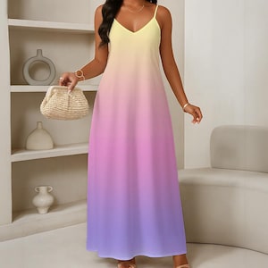 light purple deep v neck maxi dress Maxi Purple Dress V Neck