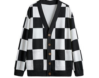 Black & White All-over Checkered Print | 3 Different Options | V