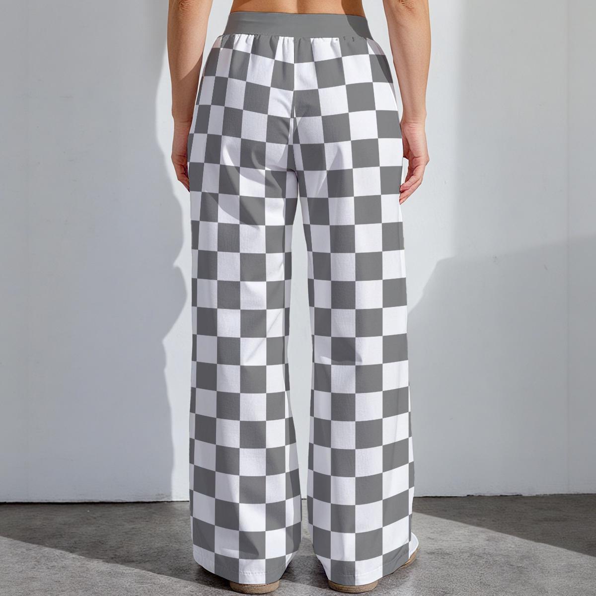 Checkers! 5 Fantastic Colors! All-over Print Women's High-stretch ...