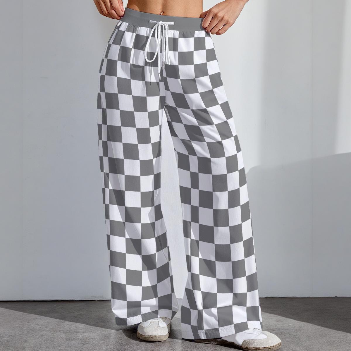 Checkers! 5 Fantastic Colors! All-over Print Women's High-stretch ...