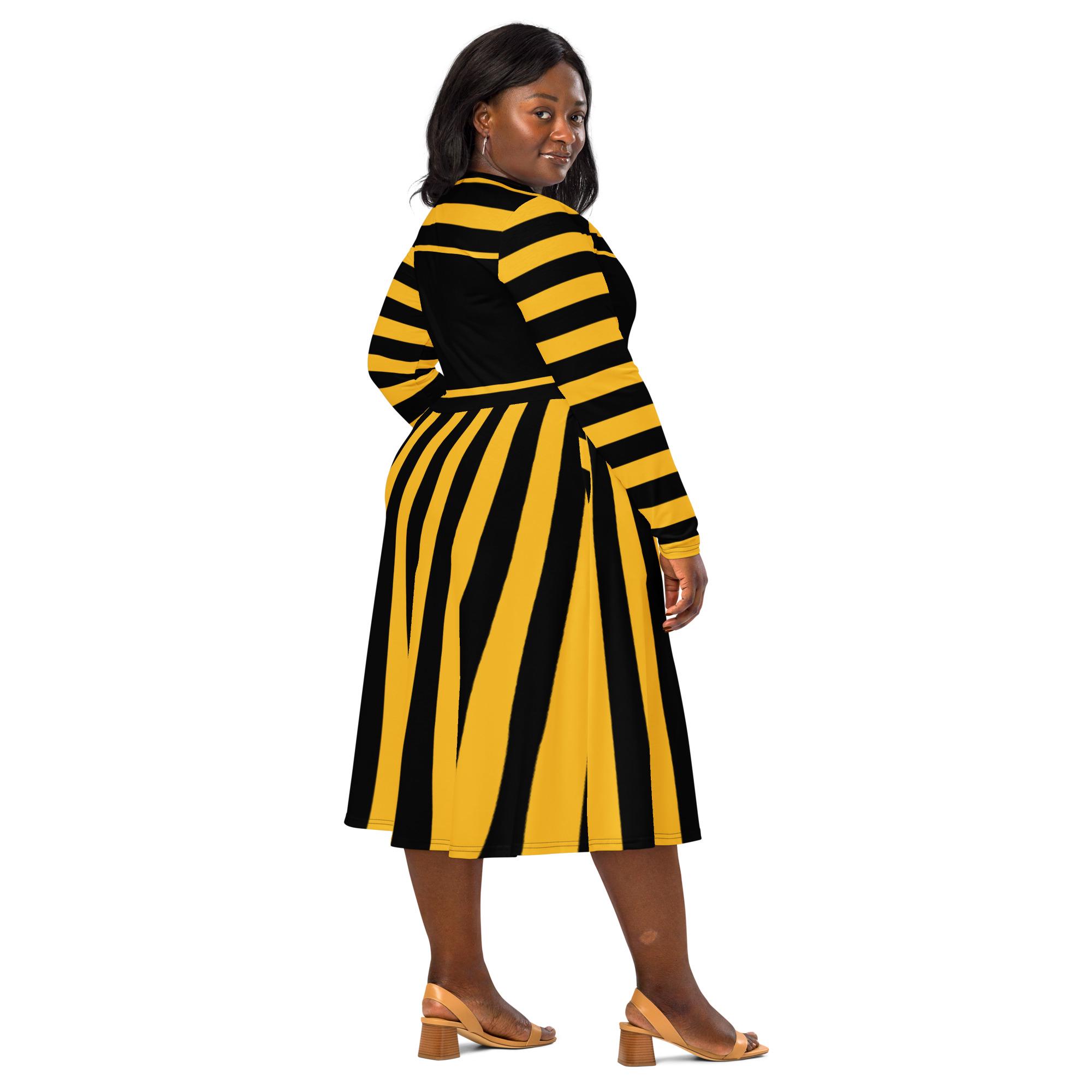 black and yellow striped dress Lady Bumblebee | Yellow & Black Stripes