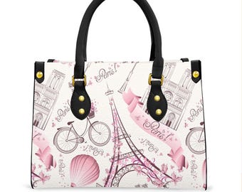 Preciosa en París / Bolso de mano y cartera plegable