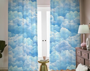 Curtain of Clouds | Dreamy Cloud Print | Blackout Curtains | 265(gsm)