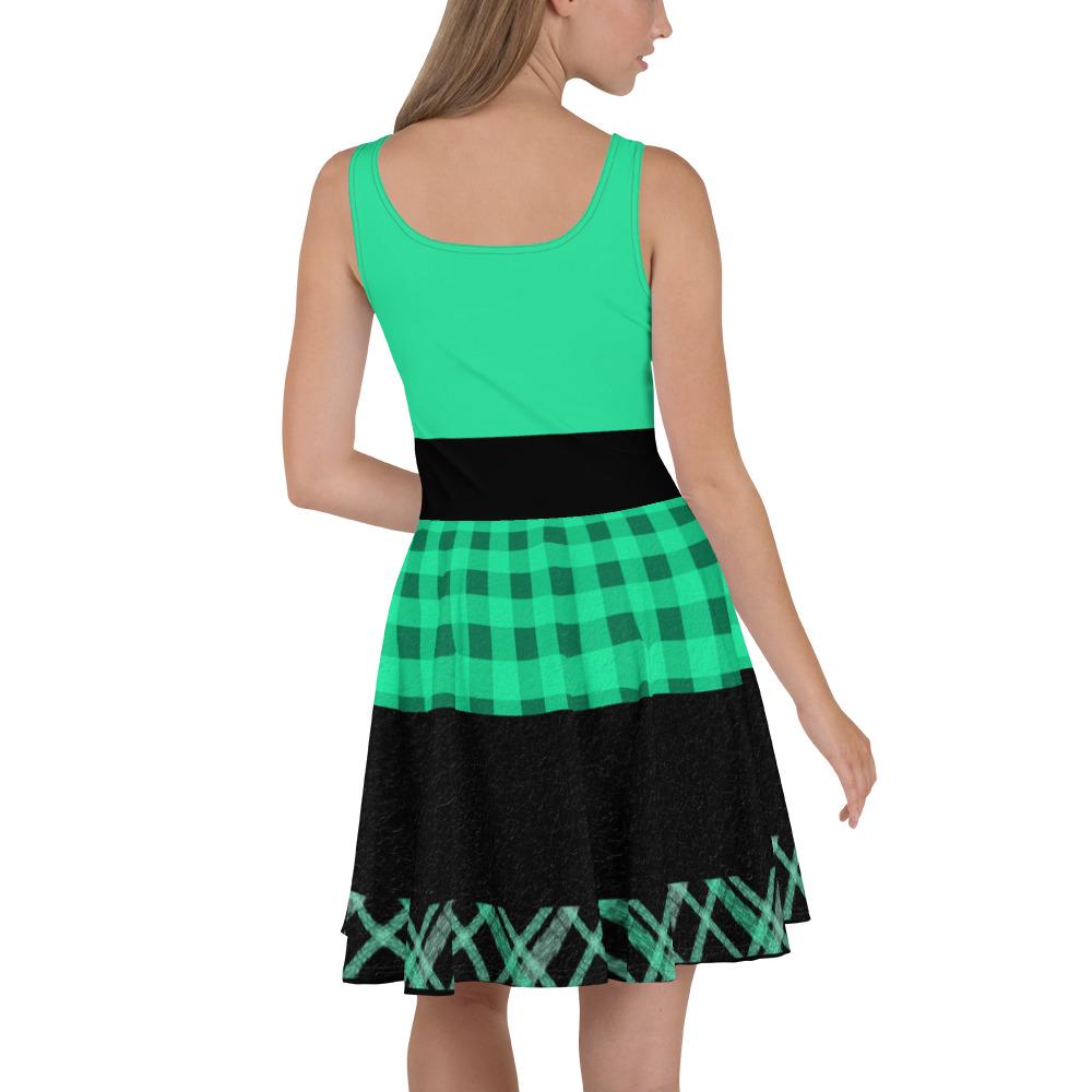 green plaid sweater dress Magic Maker Maxi Dress in Grunge Girl Green Plaid + Cherries 2XL/3XL main image 1