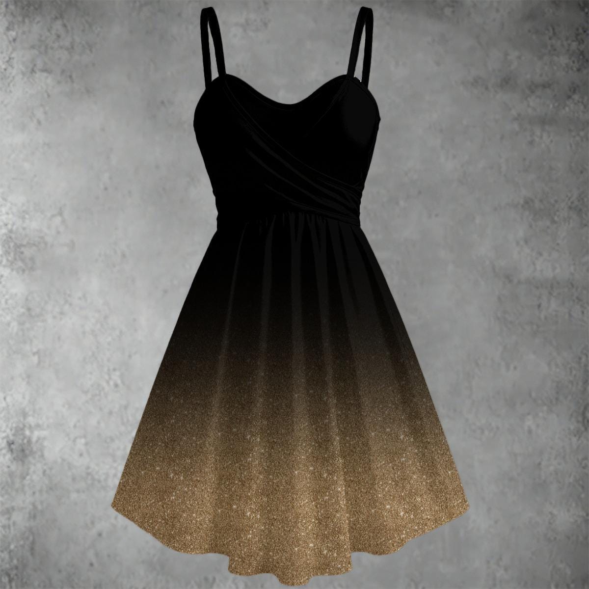 black gold ombre dress Luxury Sparkly Ball Gown Dresses Ombre Sequins Floor Length Prom Eveni –  kateprom