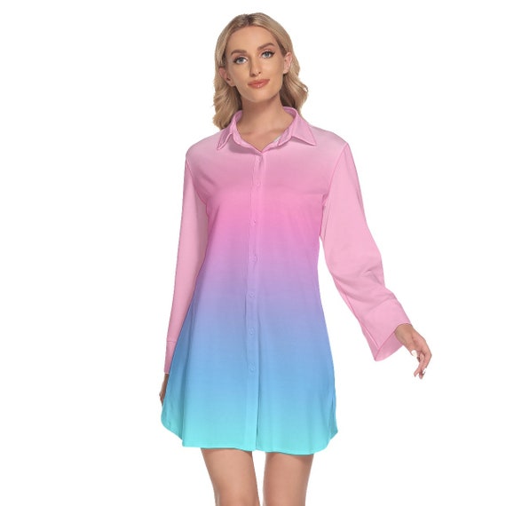 pink and blue ombre maxi dress Living On The Edge Pink Ombre Maxi Dress  Shop the Mint