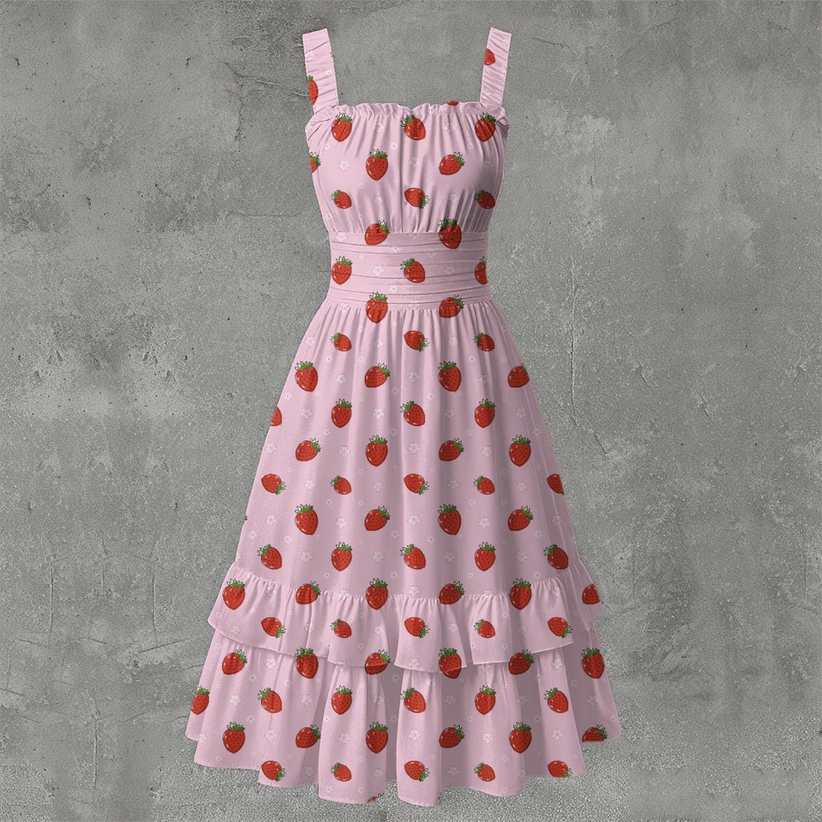 knee length dresses for ladies Watermelon Girl Outfit – Artista Prop Shop main image 0