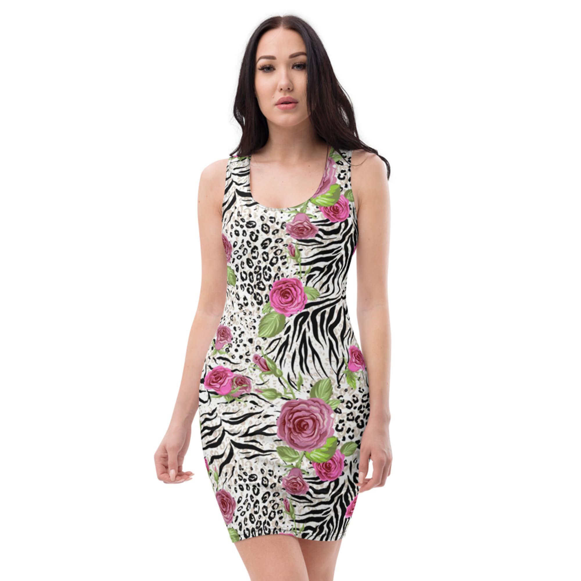 パーティードレス Giraffe Print Mini Dress Amazon.com : Giraffe Print Casual Womens Mini Dress Club