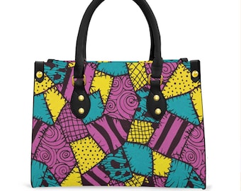 Un bolso de tela Patchwork-Sally y una cartera plegable
