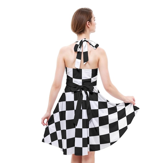 combination halter dress Floral Twist Halter Dress – Weston and Graham main image 1