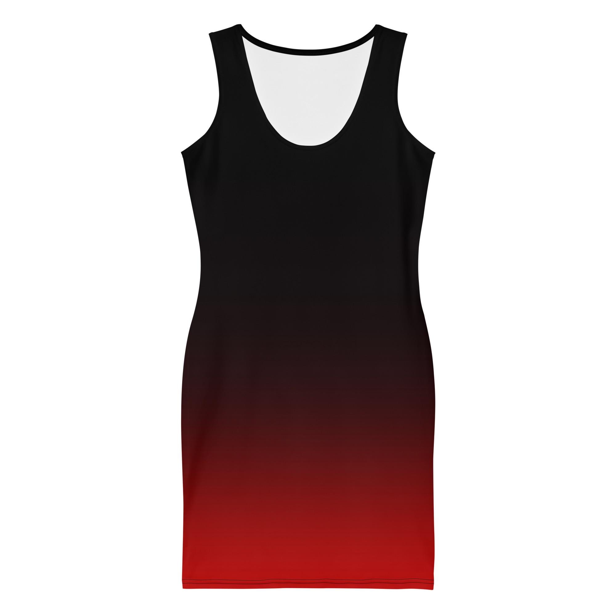 short black and red ombre dress Beautiful One Shoulder Gradient Beaded Short Party Dress, Homecoming D