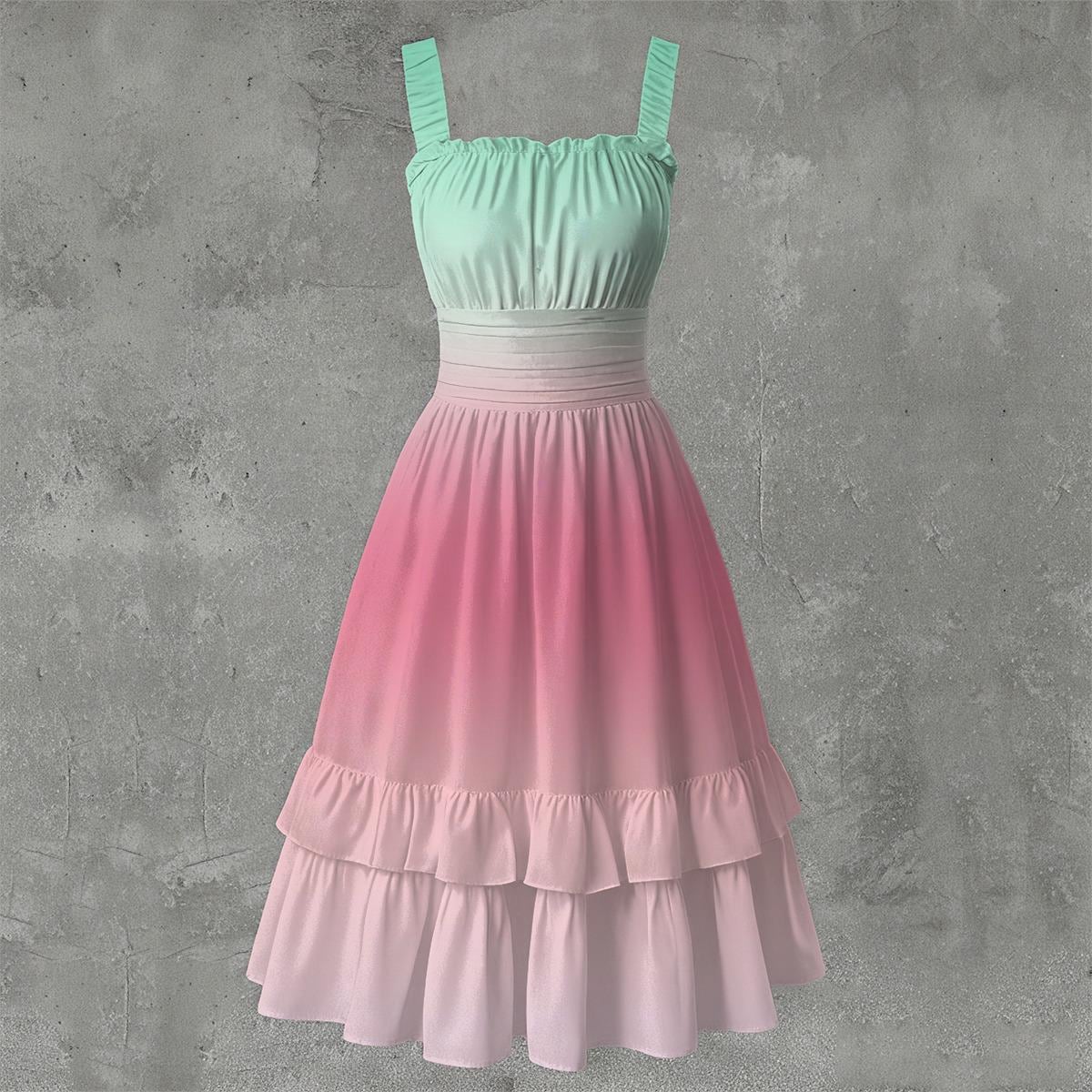 Aka Pink and Green Dress - Etsy Aka Pink and Green Dress - Etsy