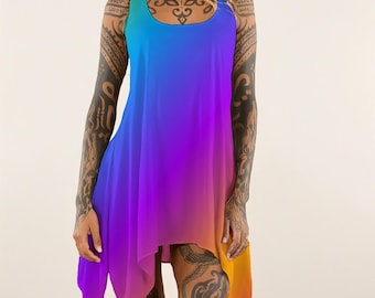 Arcoíris Cósmico / Vestido sin mangas para mujer