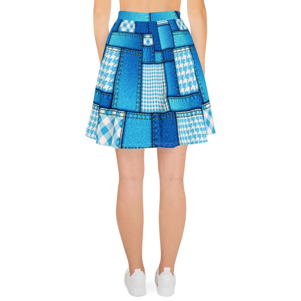Patchwork Ragdoll Ragdoll Patches Patchwork Print (assorted Colors) - Skater Skirt - Etsy