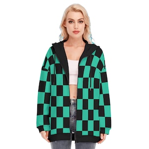 Hippie Green Leaf Zip-Up Hoodie | Trippy Festival Clothing