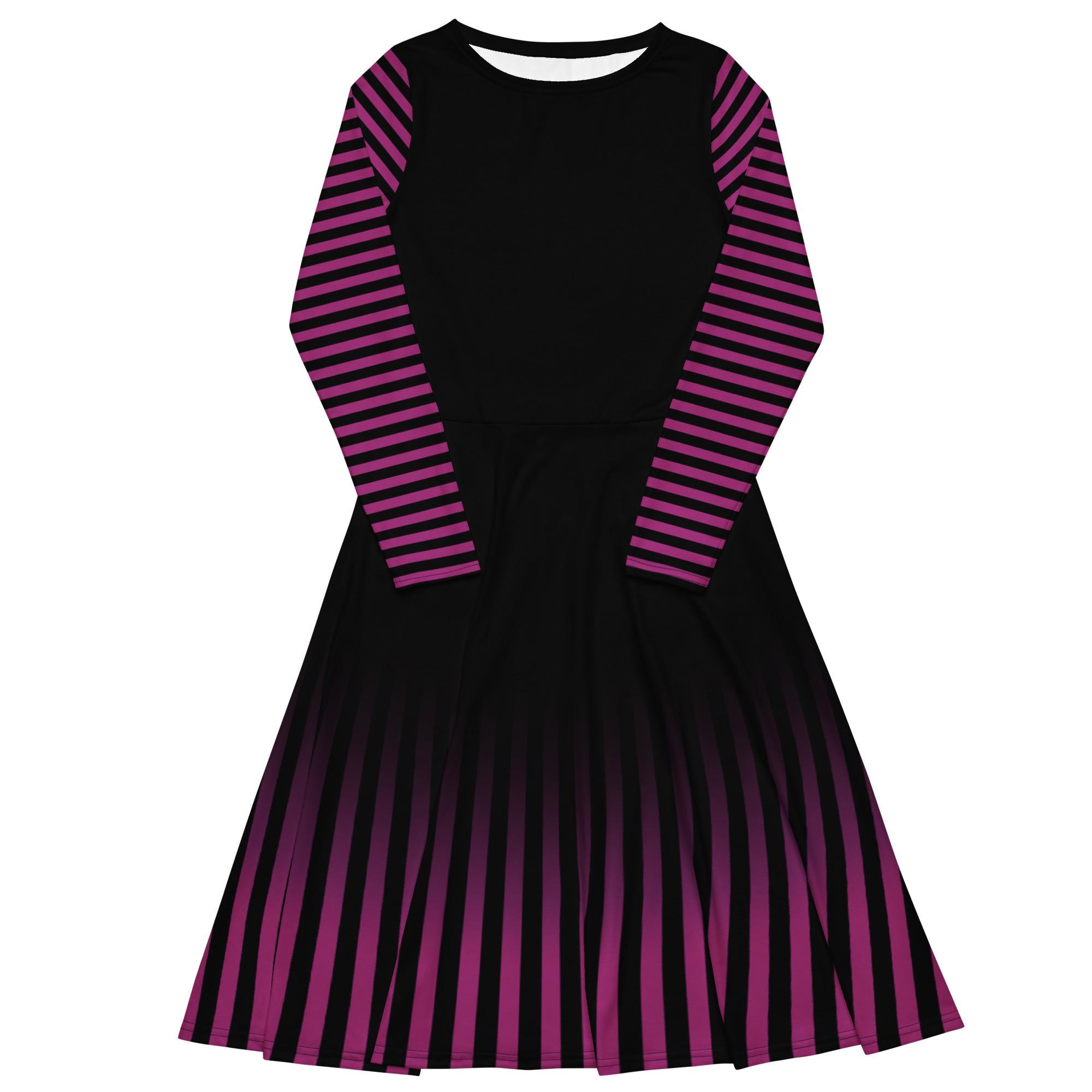 strapless open back dress Purple Crepe Sleeveless Midi Dress With Flower Beading
