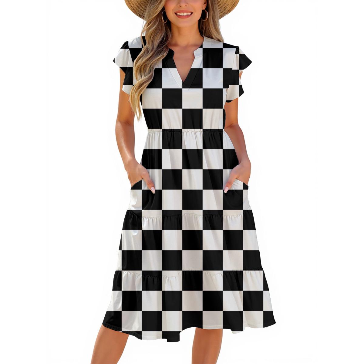 Barbie Pink Checker Dress - Etsy