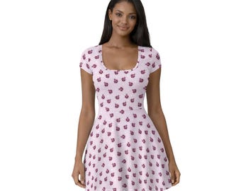 Pretty Lady-bug | Women’s Athletic Dress With Built‑In Shorts