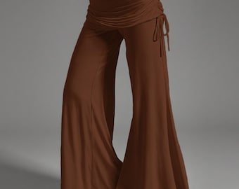 Beautiful Browns | 4 Fantastic Shades | Women's High Waist Wide Leg Pants