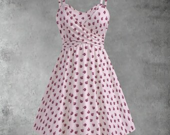 Pretty Lady-bug | Women's Spaghetti Strap Dress