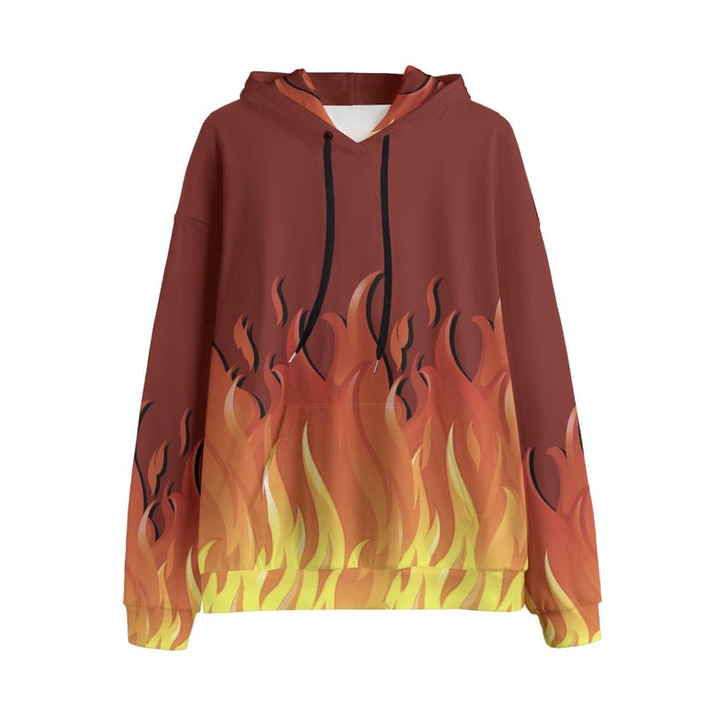 Flame Hoodie - Etsy