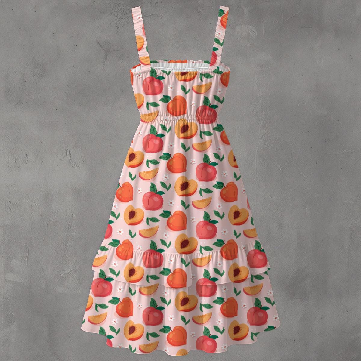 4 Beautiful Fruit Print Dresses | so Pretty! Blueberry, Peach, Cherry ...