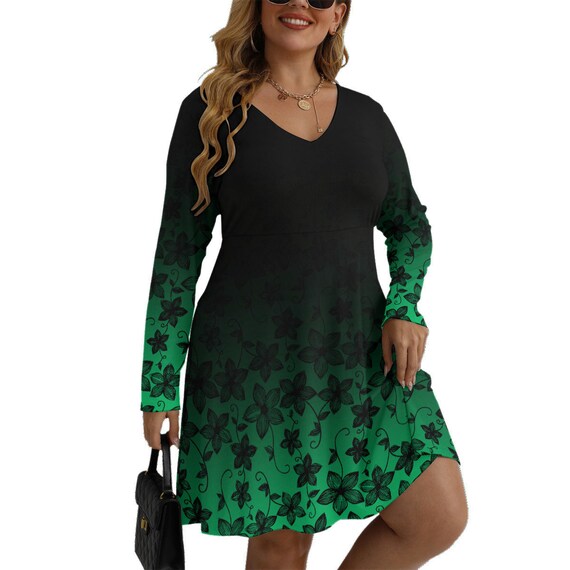 black and green ombre dress Black and Green Wedding Dress, Gothic Wedding Dress, Aline Black Dress, Black Lace Wedding Dress, Custom Wedding Dress