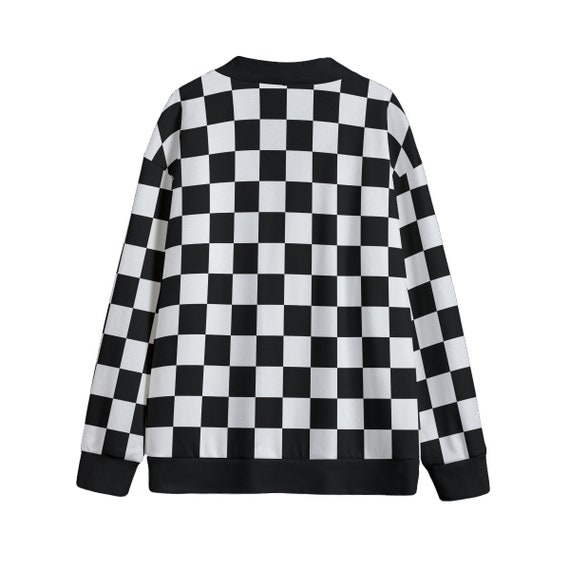 Black & White All-over Checkered Print | 3 Different Options