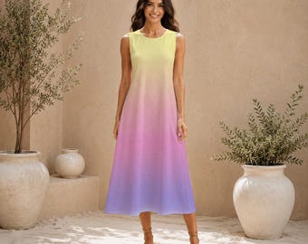 Love in Naboo | Women's Sleeveless Dress With Pocket|140GSM Slub Cotton