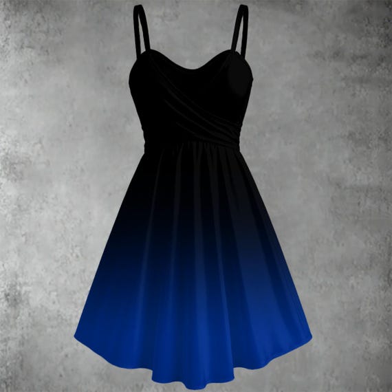 blue and black ombre dress Black and Blue Ombre Wedding Dress A-Line with Horse Hair Skirt vestidos de novia 2021 Off-shoulder Black Wedding Gown,256 sold by Happybridal on Storenvy