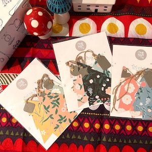 Papier Weihnacht Geschenkanhänger