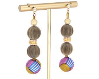 Pendientes colgantes con nudos tradicionales chinos