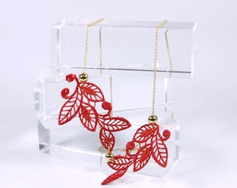 Collar y pulsera de encaje