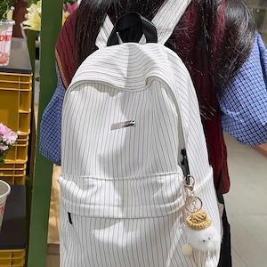 Zaino per laptop di grande capacità, zaino scolastico in stile coreano, zaino leggero da viaggio per studenti