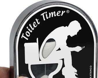 Toilet Timer by Katamco classic, Funny Gift for Men, Husband, Dad, Fathers  Day, Birthday 