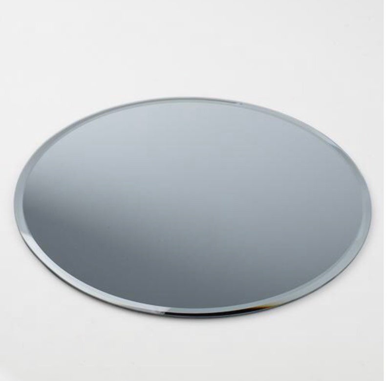 Beveled Round Mirror , Wall Art ,round Mirror, Craft Mirror, Crafting