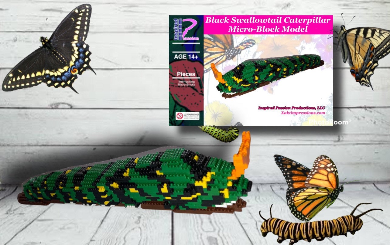 Baustein | Schmetterlinge, Raupen und Monarch Chrysalis Micro-Block  Building Kits, Baustein Skulptur, Schmetterling Ziegel modell - Etsy  Österreich, image size:1284x807