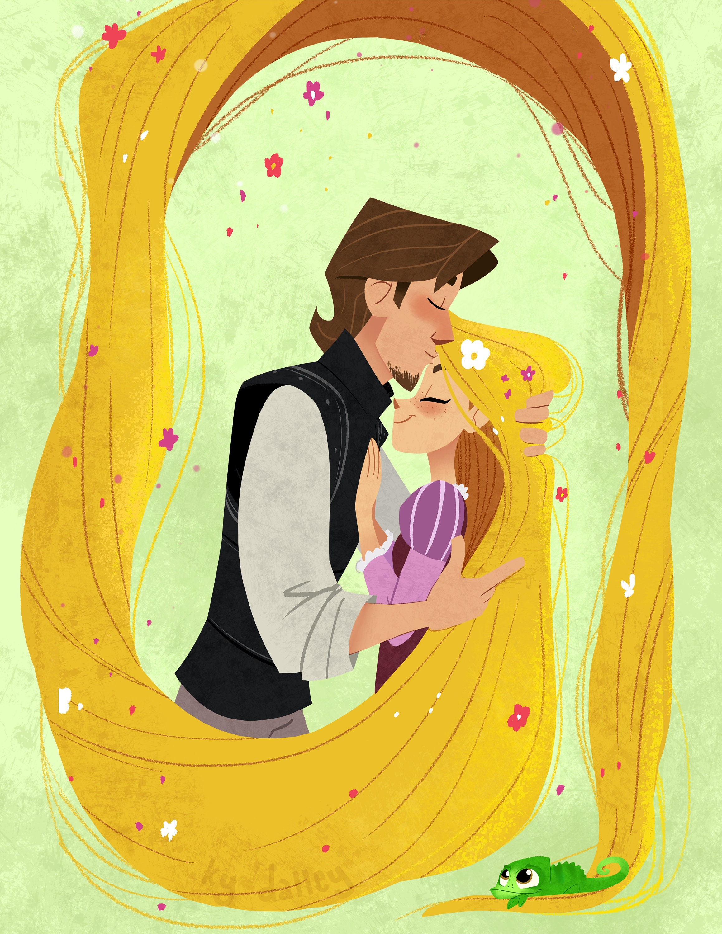 Tangled in Love PRINT Etsy