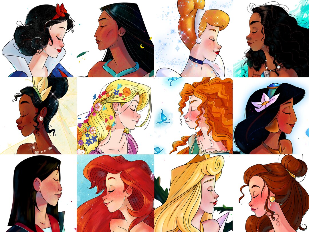 Princess Portraits [PRINTS] - Etsy