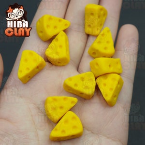 Maison de poupée miniature pâte polymère nourriture fromage mini modèle alimentaire pour poupées DIY